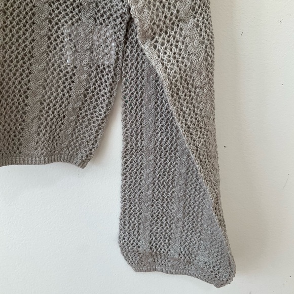 Stitches & Stripes Sweater Womens Medium Sebastian Crop Cardigan Pebble New - Picture 7 of 11